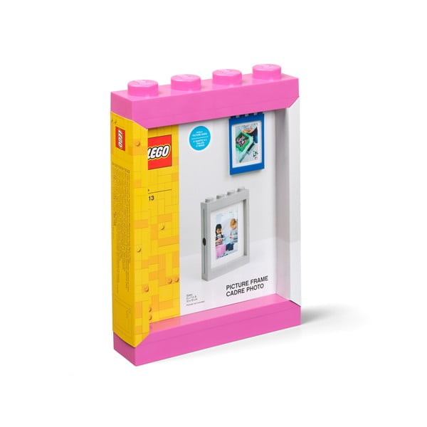 Rožnat okvir za fotografije LEGO®, 19,3 x 26,8 cm-image-4