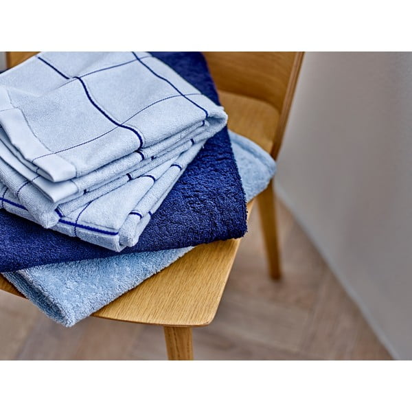 Temno modra frotirna bombažna brisača 30x30 cm Comfort – Södahl-image-2