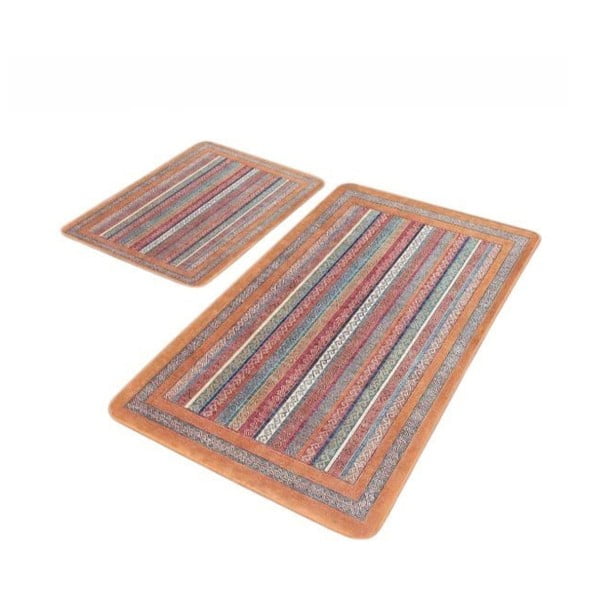 Žametne kopalniške preproge v kompletu 2 ks 60x100 cm – Mila Home