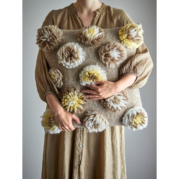 Okrasna blazina iz mešanice volne 50x50 cm Somma – Bloomingville-image-2