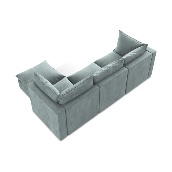 Modra kotna sedežna garnitura (desni kot/z ležalnikom) Manao – Makamii-image-3