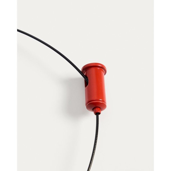 Rdeča LED zatemnitvena stropna svetilka s kovinskim senčilom ø 16 cm Porte – Kave Home-image-3