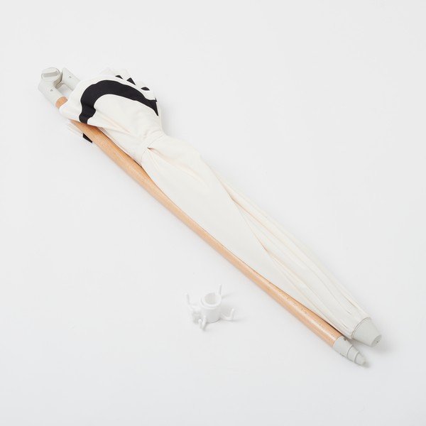 Črno-beli senčnik ø 155 cm Casa Marbella - Sunnylife-image-3