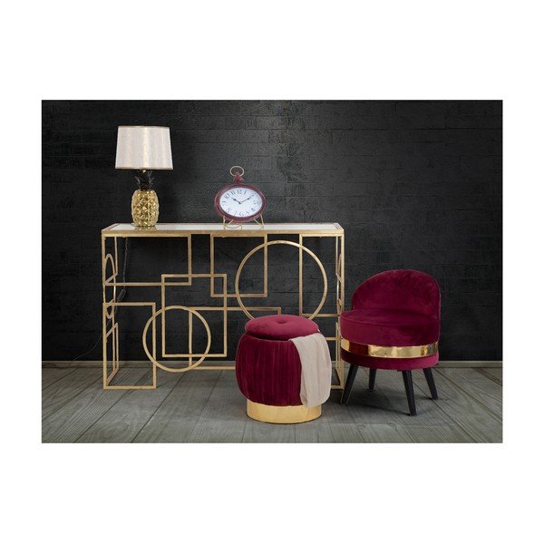 Vino rdeč stolček s shrambo Mauro Ferretti Paris, ø 41 cm-image-1