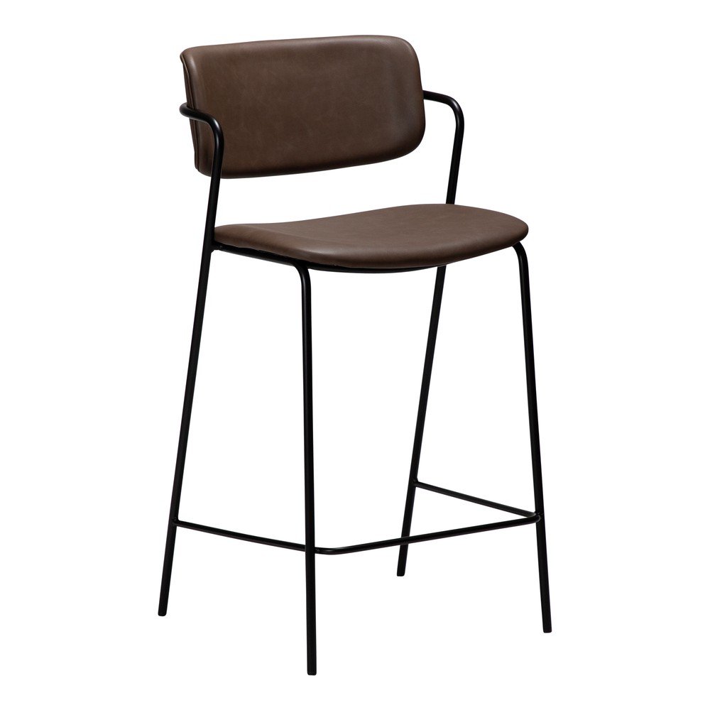 Rjav barski stol (višina sedeža 67,5 cm) Zed