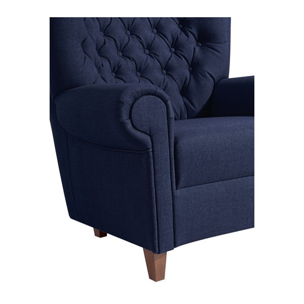 Temno moder fotelj Max Winzer Vicky-image-2