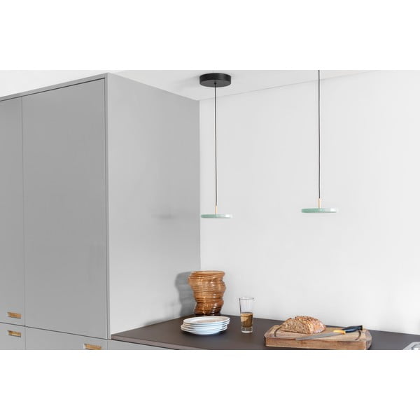Svetlo zelena LED viseča svetilka s kovinskim senčnikom ø 15 cm Asteria Micro – UMAGE-image-3