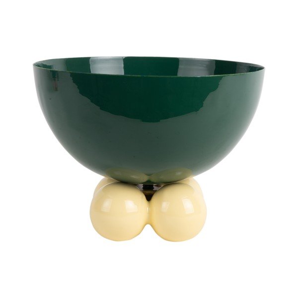 Zelena železena skleda ø 26 cm Double Funky – PT LIVING-image-2