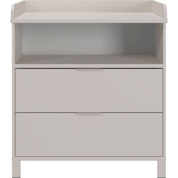 Kremno bela otroška komoda s previjalnim pultom 89x102x77 cm Alkmaar – Germania