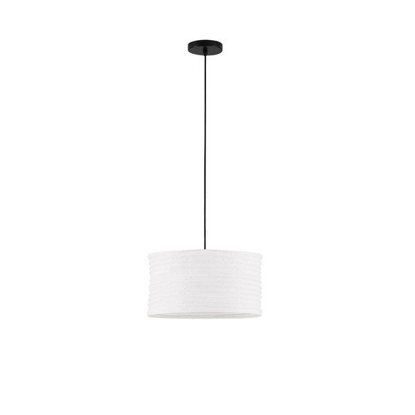 Bela lanena viseča svetilka ø 38 cm Linnet – Nova Luce
