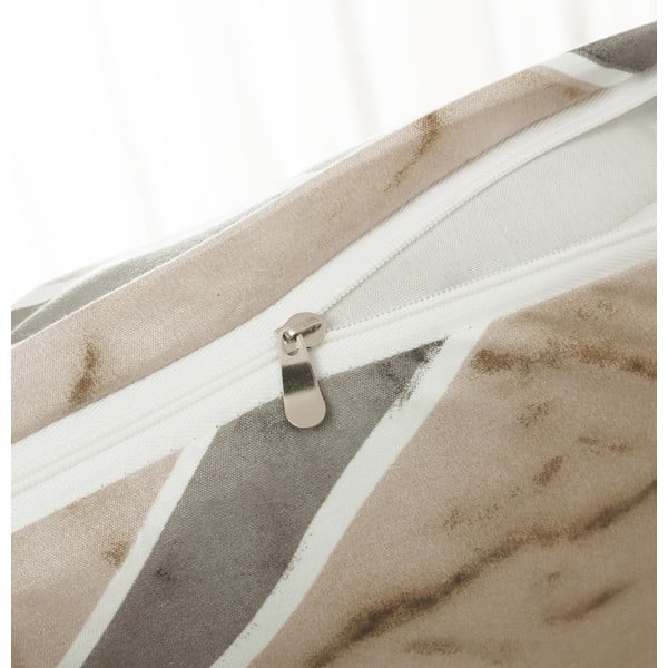 Svetlo rjava enojna 6-delna posteljnina iz mikrosatena 140x200 cm Marco – My House-image-2