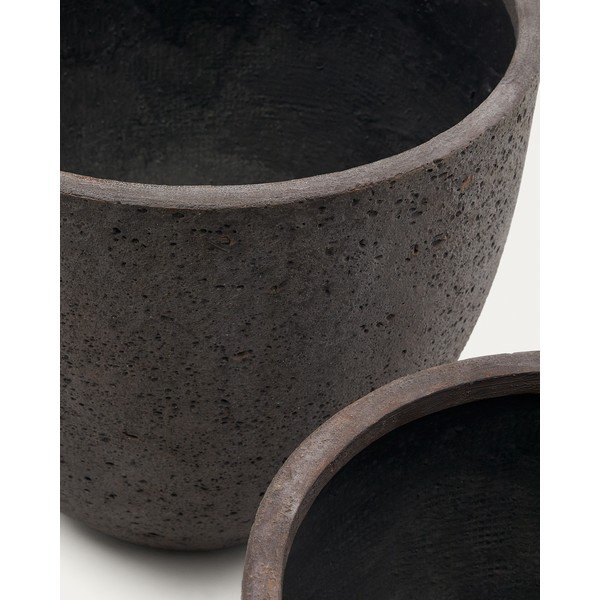 Betonski okrasni cvetlični lonci v kompletu 2 ks ø 50 cm Serili – Kave Home-image-3