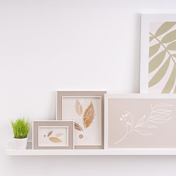 Bela polica za slike 100 cm – Casa Selección-image-1