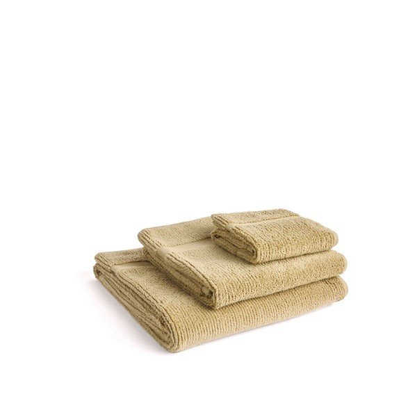 Zelena frotirna bombažna brisača 70x140 cm Olvira – Kave Home-image-3