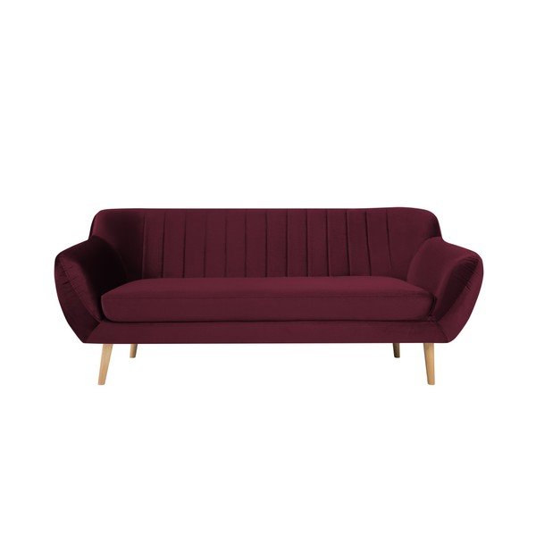 Bordo rdeč trosed Mazzini Sofas Benito