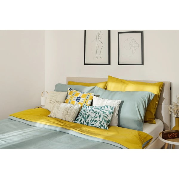 Bež zakonska postelja Bobochic Paris Elyna Light, 160 x 200 cm-image-4