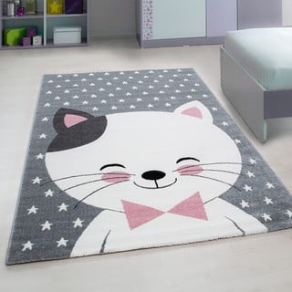 Rožnato-siva otroška preproga 80x150 cm Kids – Ayyildiz Carpets