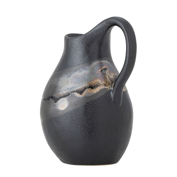 Temno siva vaza iz kamenine (višina 15 cm) Alvena – Bloomingville-image-2