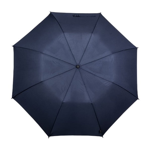 Modri zložljivi vetrovni dežnik Ambiance Minimalistic, ⌀ 123 cm