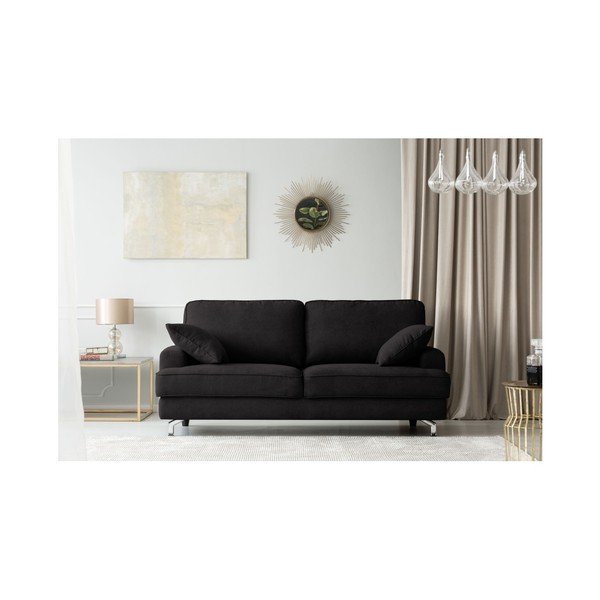 Črna dvosedežna zofa Kooko Home Rumba-image-2