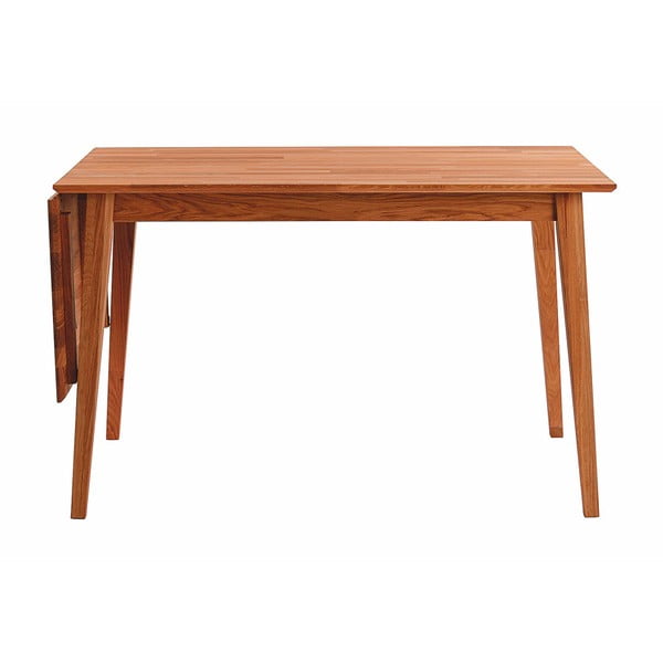 Hrastova raztegljiva jedilna miza Rowico Filippa, 120 x 80 cm-image-1