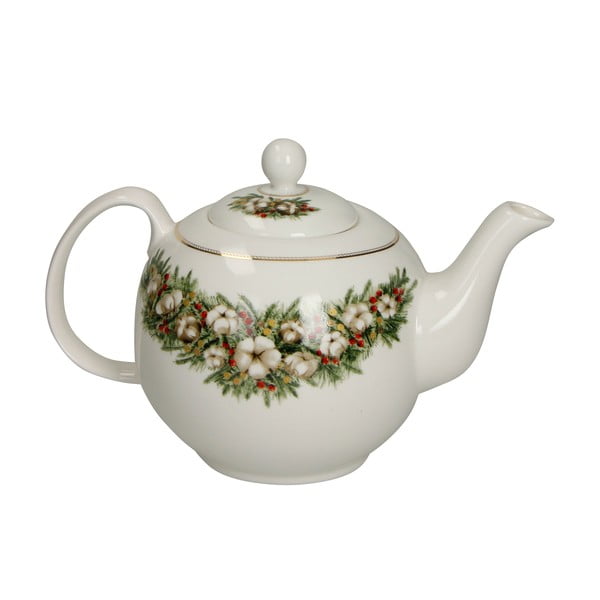 Porcelanast čajnik z božičnim motivom Brandani Teiera Batuffoli
