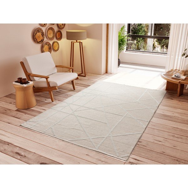 Kremno bela preproga 80x150 cm Lux – Universal-image-1