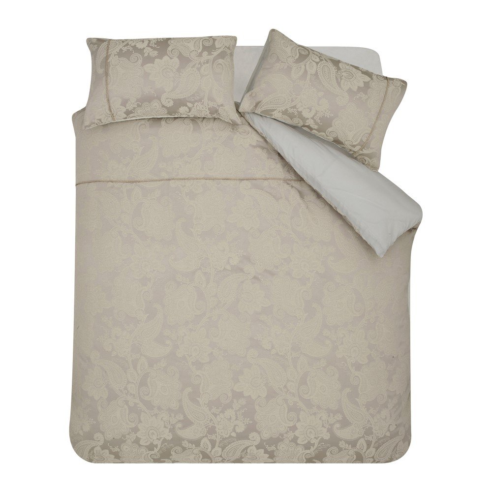 Rjava enojna posteljnina iz žakarja Opulent Jacquard