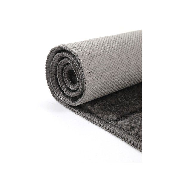 Antracitno sive kopalniške preproge v kompletu 2 ks 50x80 cm Yeni Cizgli – Foutastic-image-4