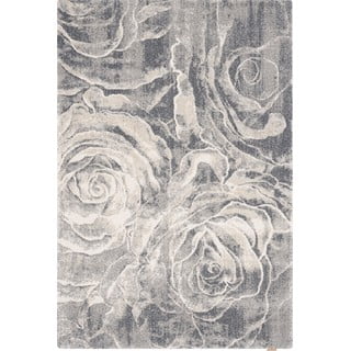 Siva volnena preproga 160x240 cm Ros – Agnella