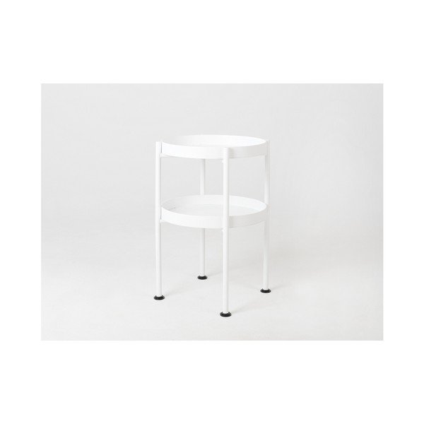 Bela dodatna miza Custom Form Hanna, ⌀ 40 cm-image-1