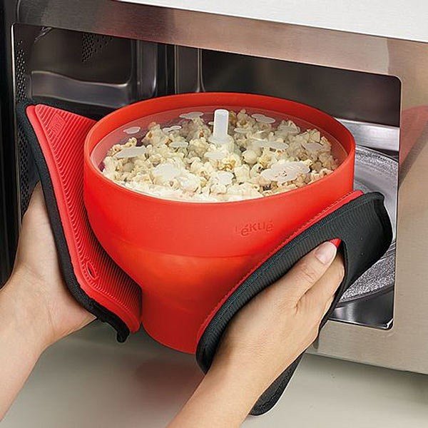 Silikonski model za popcorn, rdeč-image-1