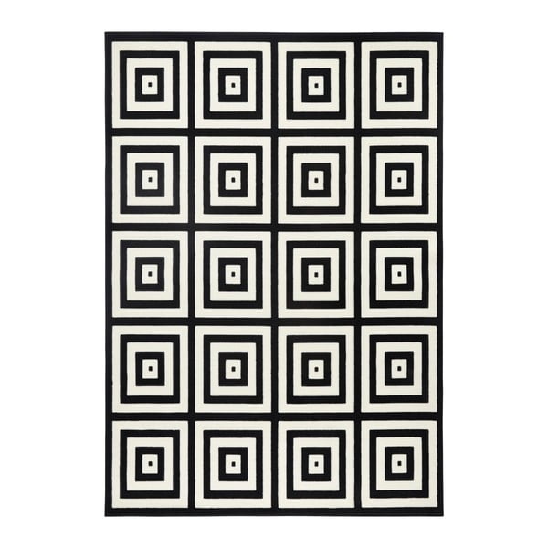 Črno-siva preproga Zala Living Duola, 200 x 290 cm