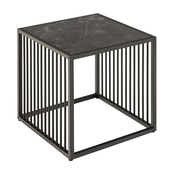 Stranska mizica v kamnitem dekorju 40x40 cm Strington – Actona-image-2