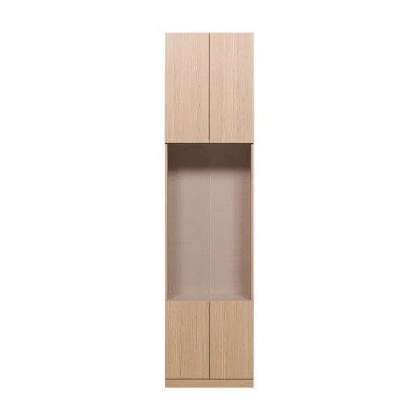 Modularna omara v naravni barvi 54x215 cm Build – WOOOD