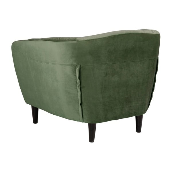 Zelen žameten fotelj Actona Ria-image-2