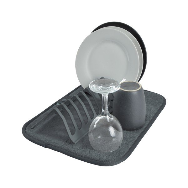 Siva plastična odcejalna podloga 36x28 cm – Homéa-image-1