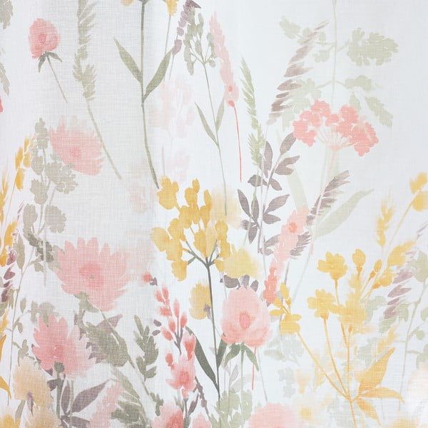Bela prosojna zavesa iz tančice 140x183 cm Countryside Floral – Catherine Lansfield-image-3