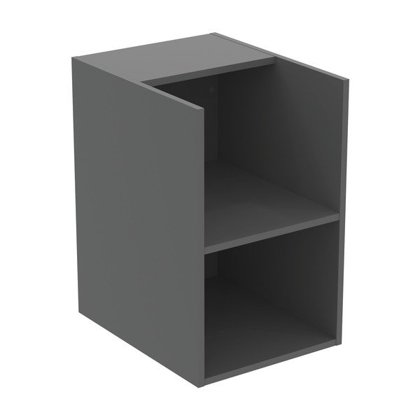 Siva nizka stenska kopalniška omarica 40x63 cm i.Life B – Ideal Standard-image-2