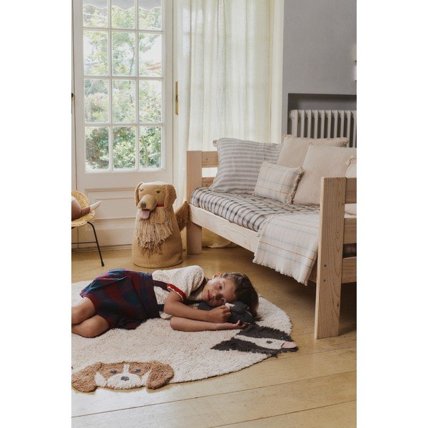 Bež tekstilna otroška škatla za shranjevanje 40x30x55 cm Luna – Lorena Canals-image-1