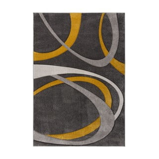 Oker rumena/siva preproga 160x230 cm Elude Orb – Flair Rugs