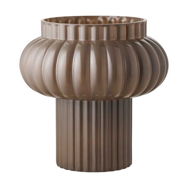 Rjava steklena vaza (višina 27 cm) Celia – House Nordic