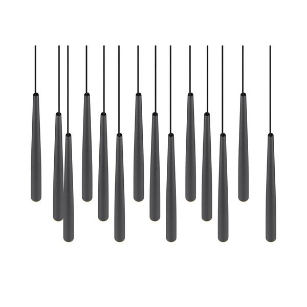 Črna LED viseča svetilka Cala – Trio Select-image-1