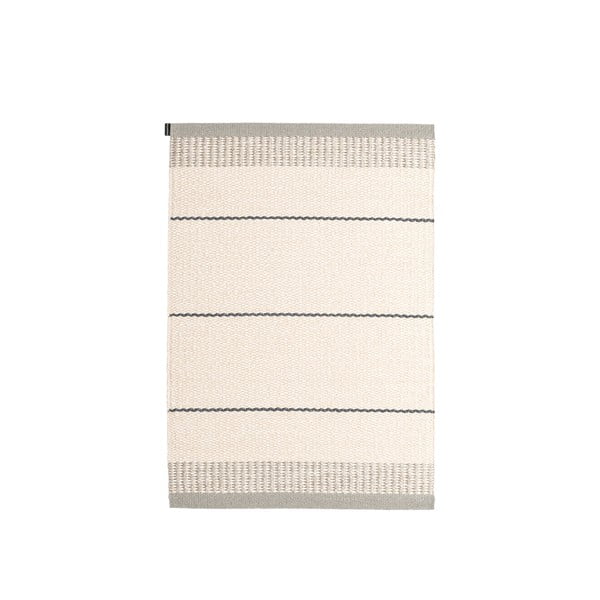 Svetlo siva/kremno bela notranja in zunanja preproga 60x85 cm Belle Warm Grey – Pappelina-image-3