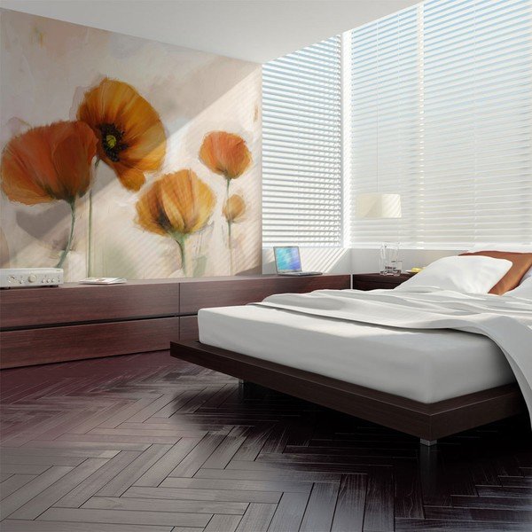 Tapeta velikega formata Artgeist Vintage Poppies, 400 x 309 cm-image-1