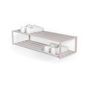 Sivorjava jeklena stenska omarica za čevlje 78x20,5x30,5 cm School – Spinder Design