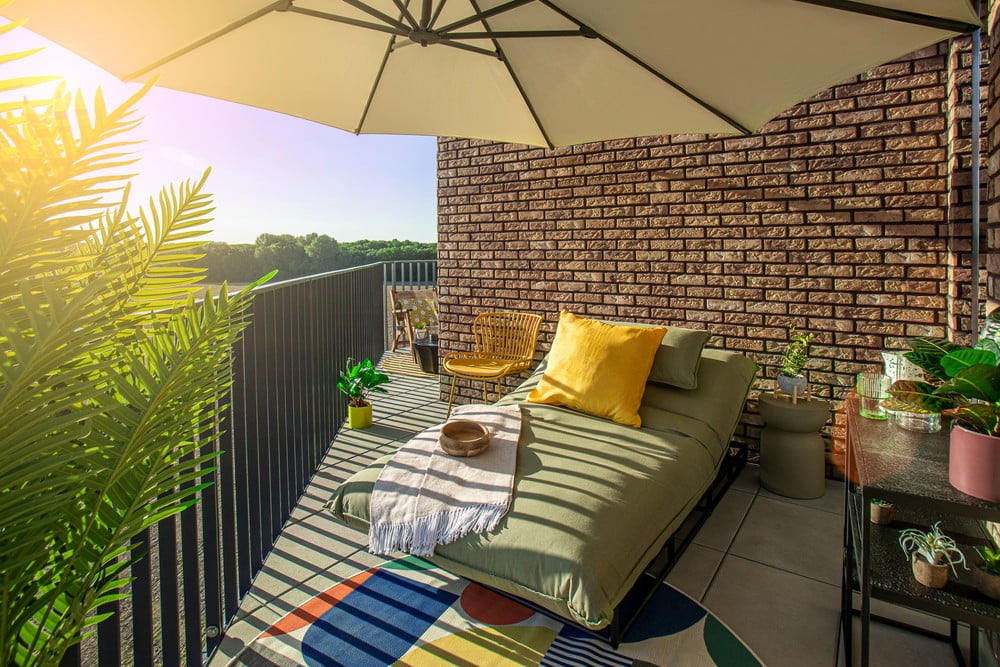 Navdih: Balkon in terasa, Vrt, Poletje, Tekstil