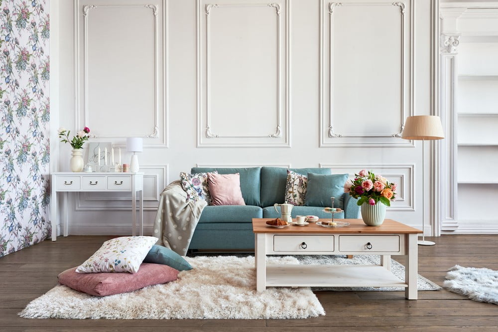 Navdih: Romantični stil, Dnevna soba, Velika noč, Pomlad