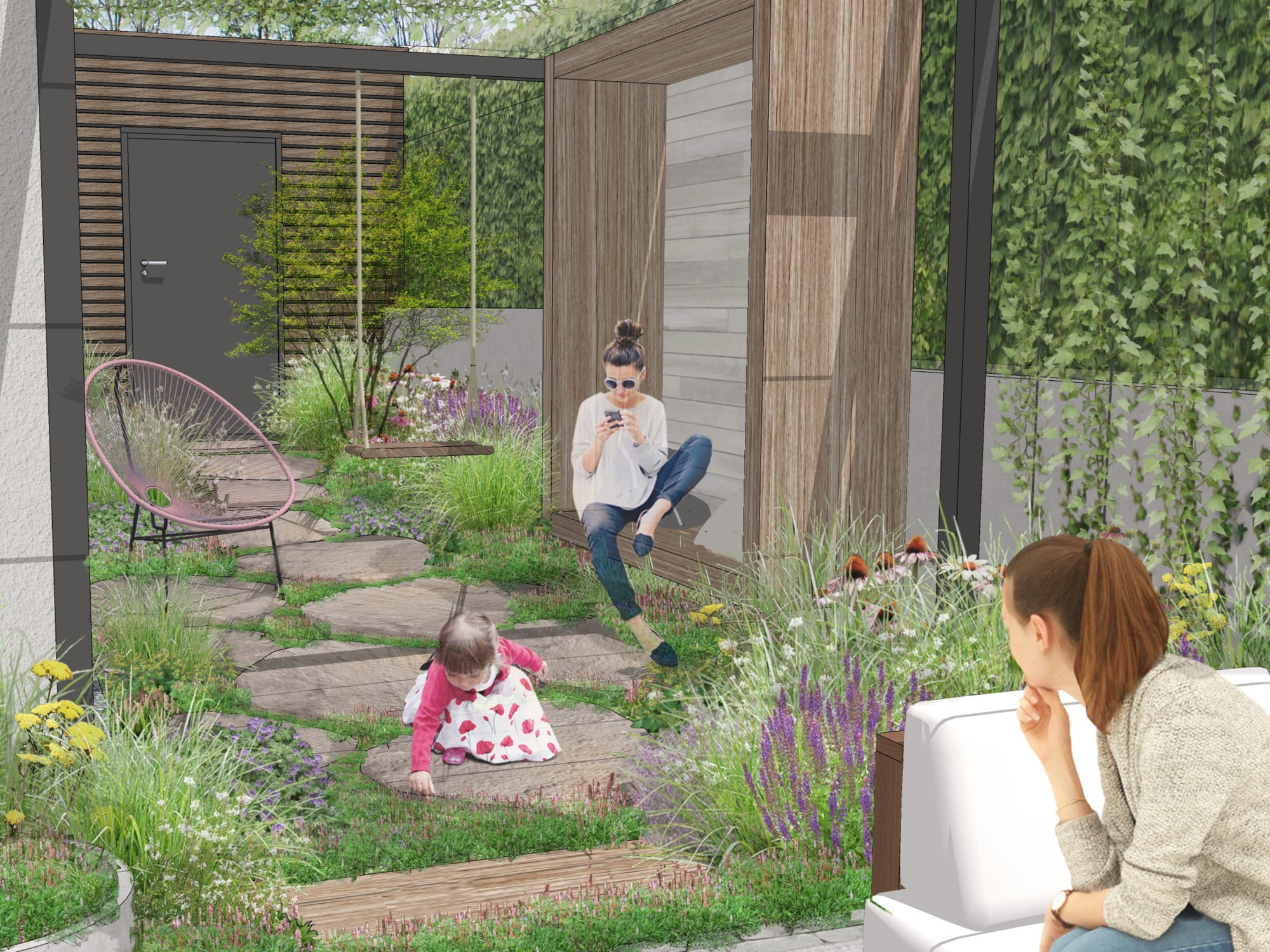 Naj vaš mali vrt oblikuje strokovnjak ali pa vse izmerite in načrtujte sami.