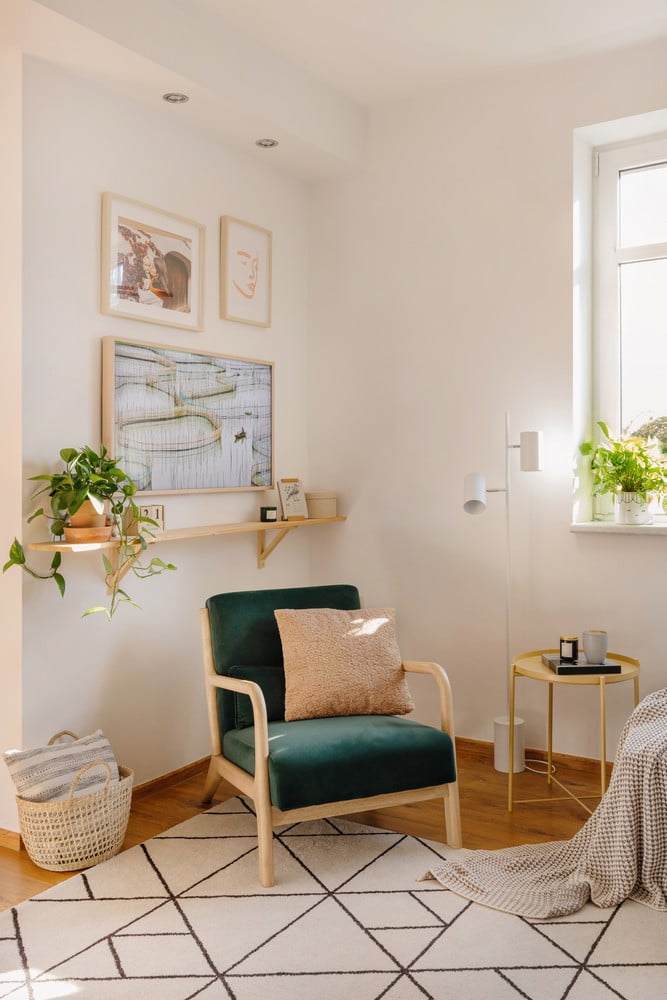 Navdih: Dnevna soba, Skandinavski stil, Tekstil